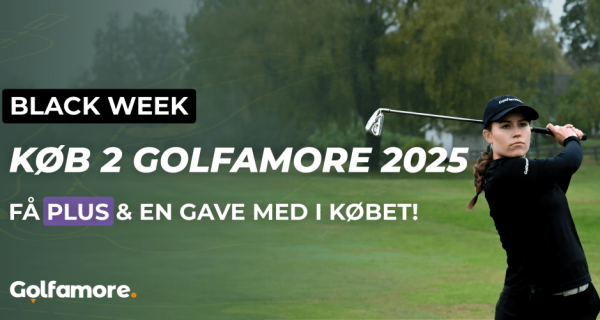 Køb Golfamore 2025 hos os og få PLUS og en gave med i købet