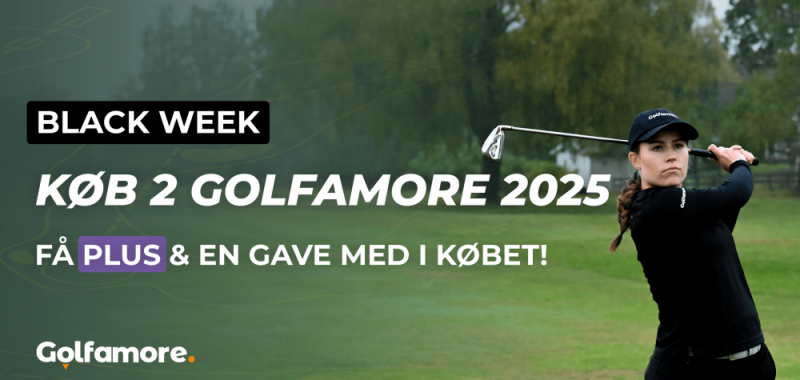 Køb Golfamore 2025 hos os og få PLUS og en gave med i købet