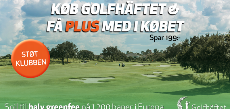 Køb Golfhæftet 2022 og få PLUS med i købet (værdi 199 DKK)