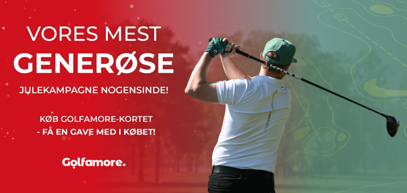 Julegaven, som er lig med mere golf – køb Golfamore-kortet! 