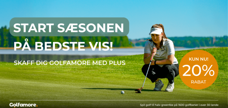 Sidste rabat inden sæsonen! Golfamore 2026 med PLUS til kun kr. 520,-