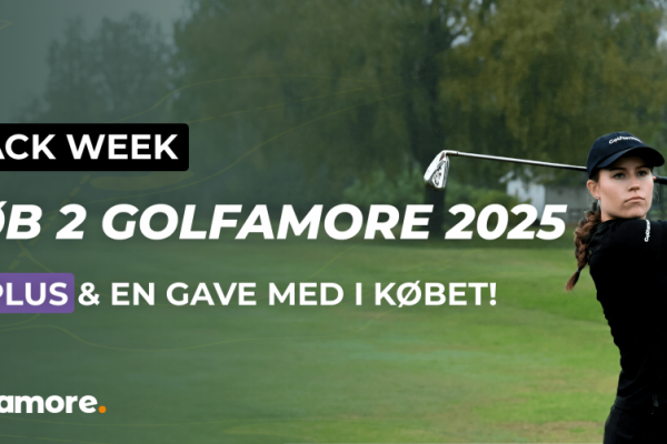 Køb Golfamore 2025 hos os og få PLUS og en gave med i købet