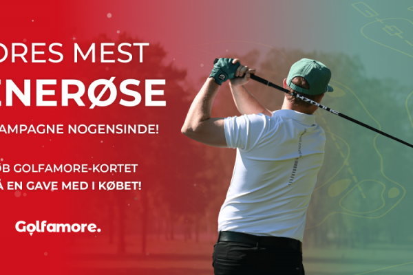 Julegaven, som er lig med mere golf – køb Golfamore-kortet! 